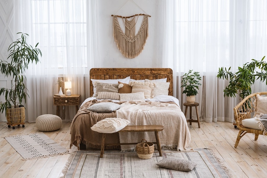 Guía para diseñar un dormitorio boho-chic